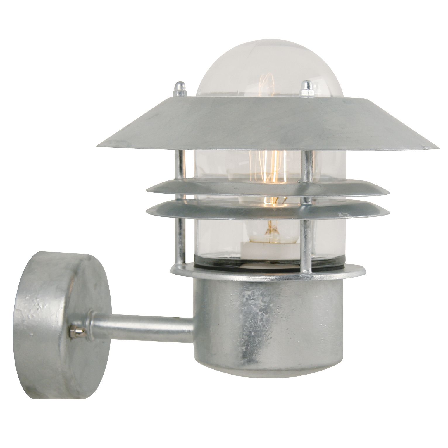 Blokhus, Wandleuchte, Verzinkt - E27, max. 60W, IP54