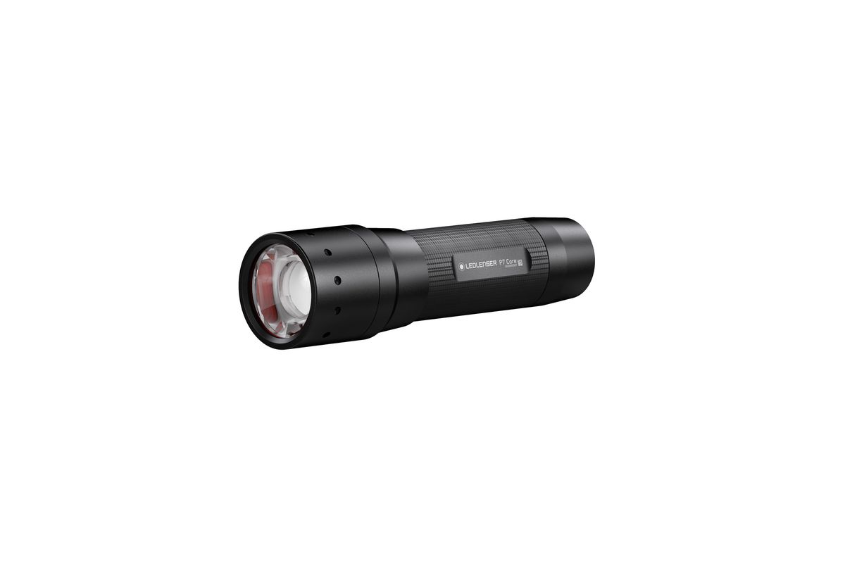 Taschenlampe P7 Core - 6000-7500K, Schwarz, Kopfdurchmesser 3.5 cm
