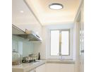 LED Deckenleuchte BONUS 33M - 24W, 2565lm, 3000/4000/6500K, IP20, CRI 80, weiss, nicht dimmbar, inkl. Alu-Ring, D=330mm, H=19mm