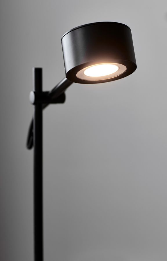 Clyde, Stehleuchte, Schwarz - LED Modul, 11W, IP20