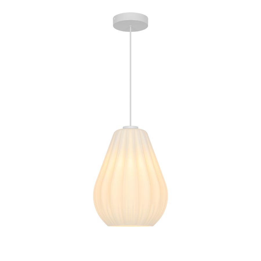Pendelleuchte Sallino Opal weiss - E27, IP20, 230V