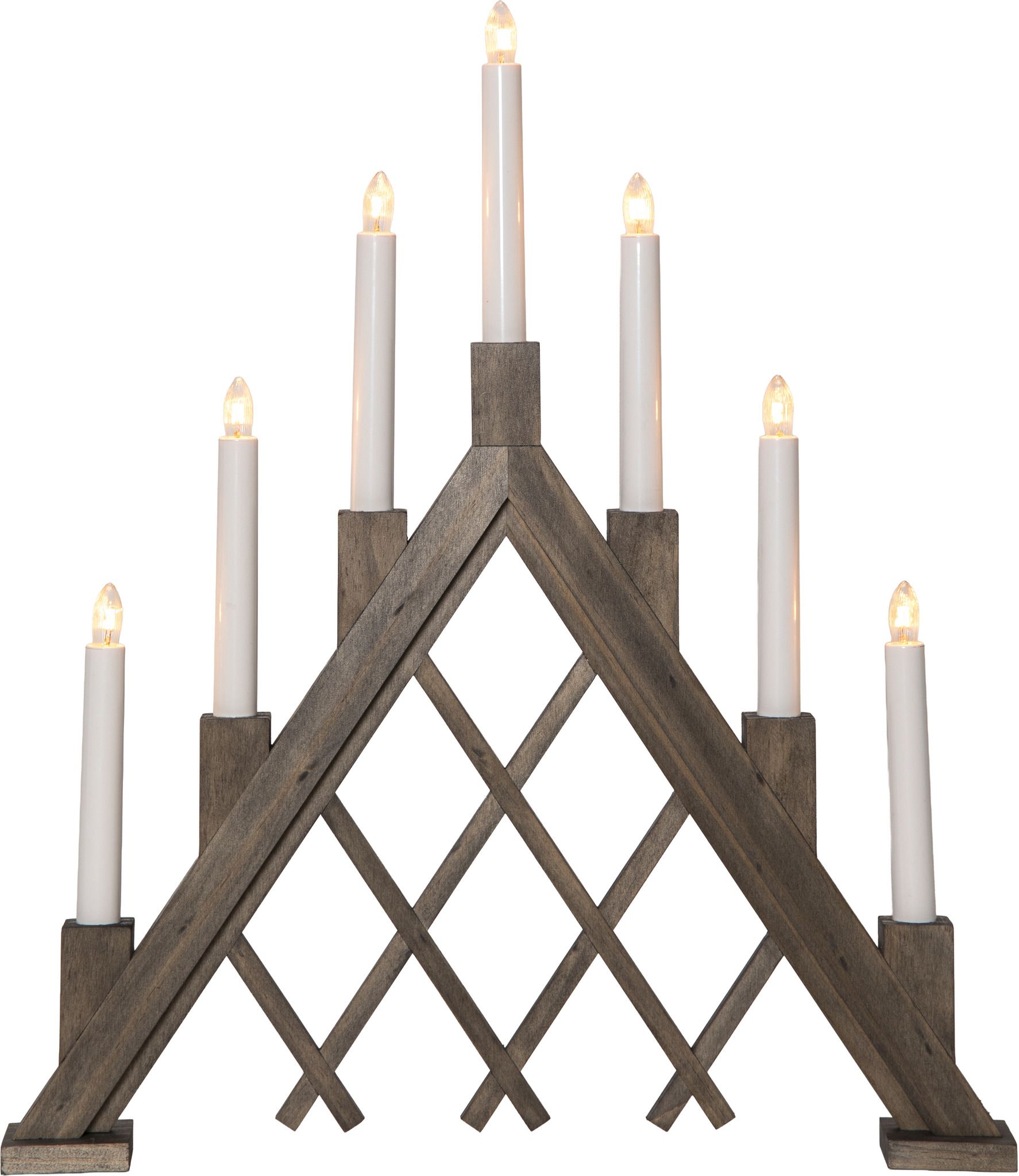 Kerzenleuchter Rute - Indoor, Braun, 51.50cm Höhe