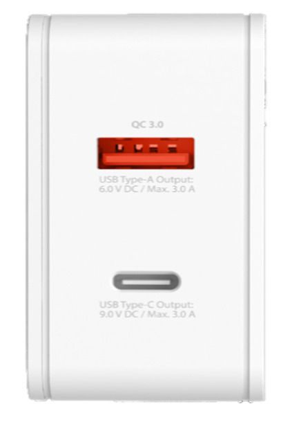 Multipower 2 Pro EU - Out: 2-Pol EU, In: 1xUSB-C PD, max. 48.0W, 1xUSB-A 3.0 QC, max. 18.0W, weiss