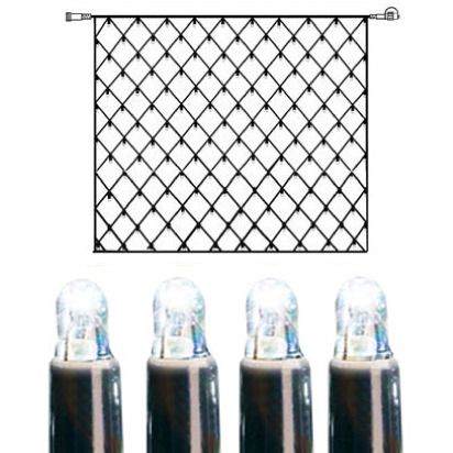 Netzlichterkette Extra System LED - IP44, Kaltweiss, Schwarz, 10300K