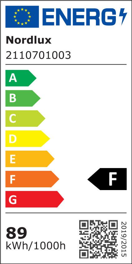 Marlee Badzimmerleuchte Schwarz - IP44, LED Modul