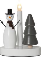 Kerzenleuchter Christmas Joy - IP20, Weiss, Warmweiss