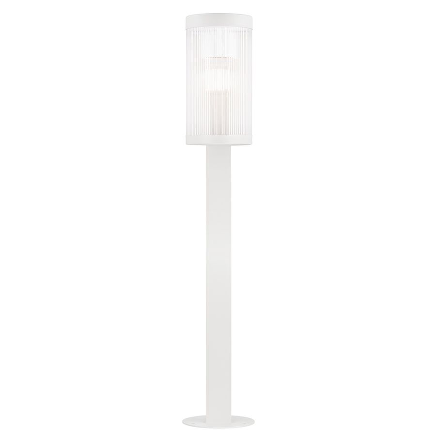 Wegleuchte COUPAR - 1xE27 (exklusiv), max.25W, IP54, weiss, dimmbar (optional Leuchtmittel), D=145mm, H=800mm