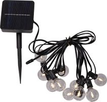 Solar Lichterkette Globe Mini - Indoor, Outdoor, Warmweiss, Schwarz