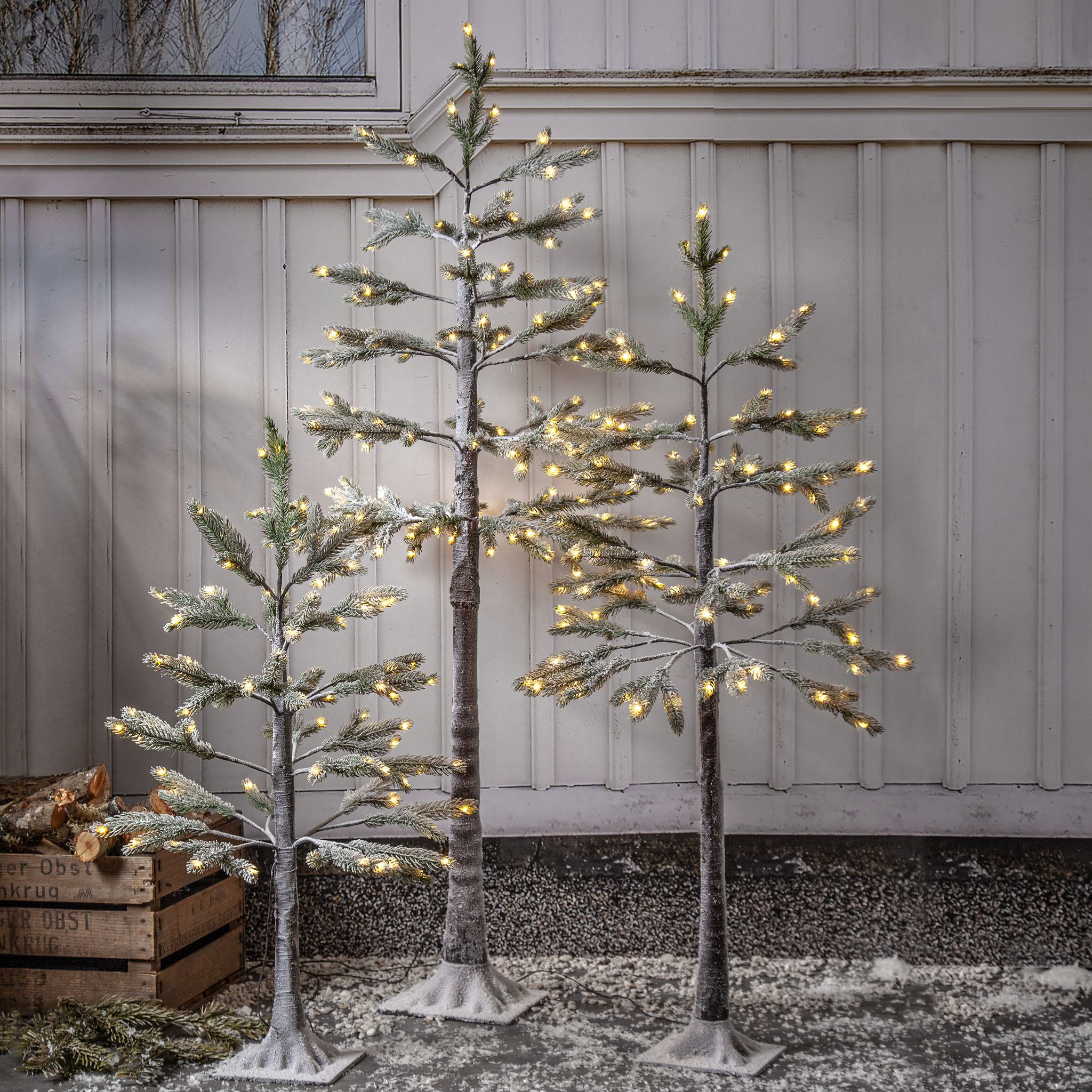 Weihnachtsbaum  LED Tanne - IP44, Warmweiss, 155 LED'S