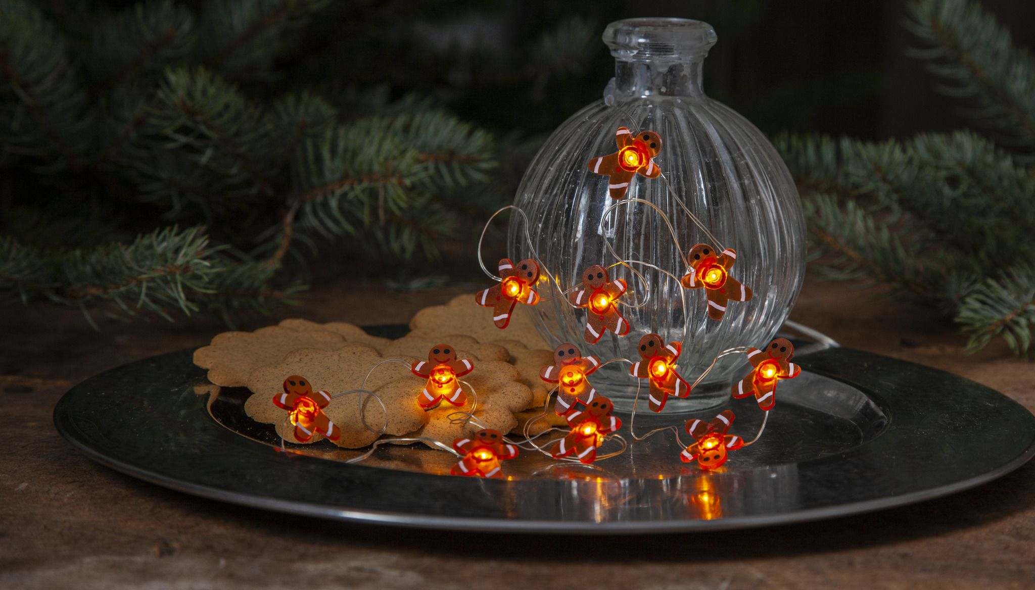 Lichterkette Dew Drop - IP20, Warmweiss, 12 LED