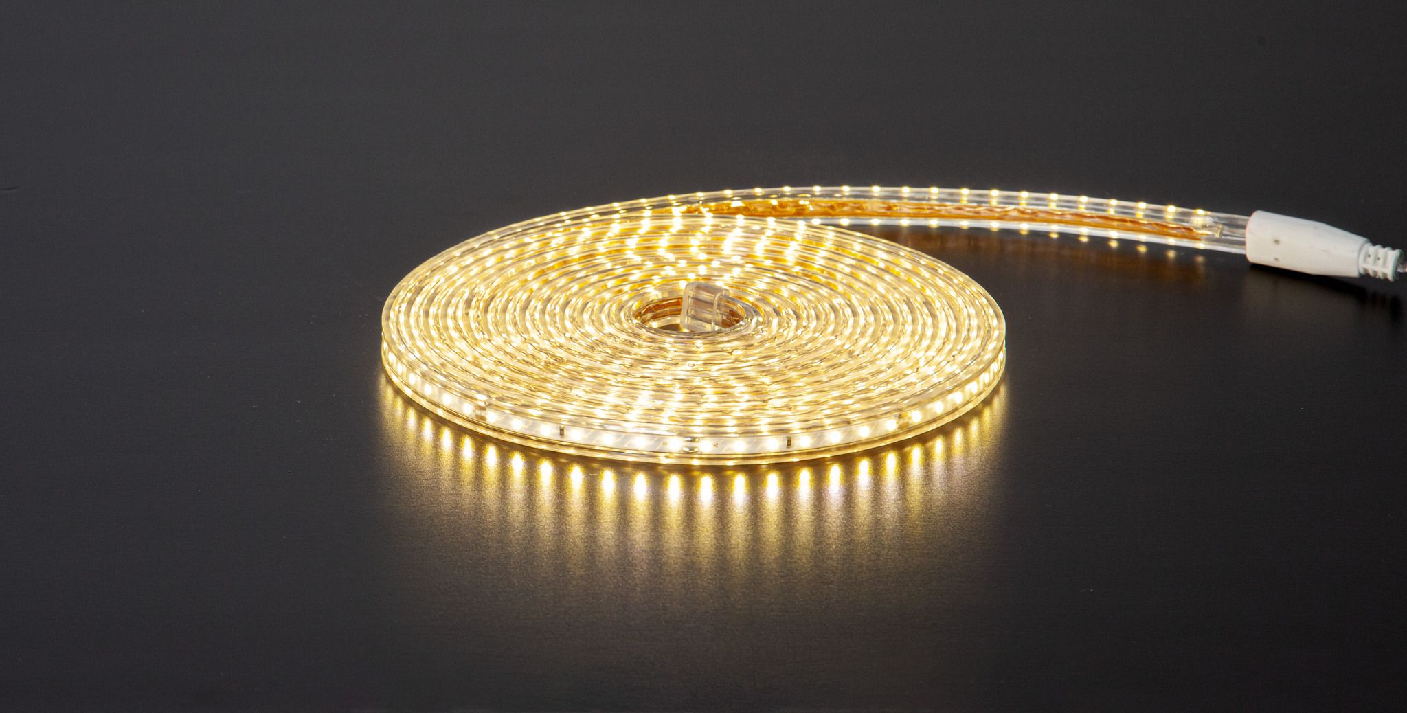 Rope Light FlatSMDLED - IP44, Warmweiss, Transparent