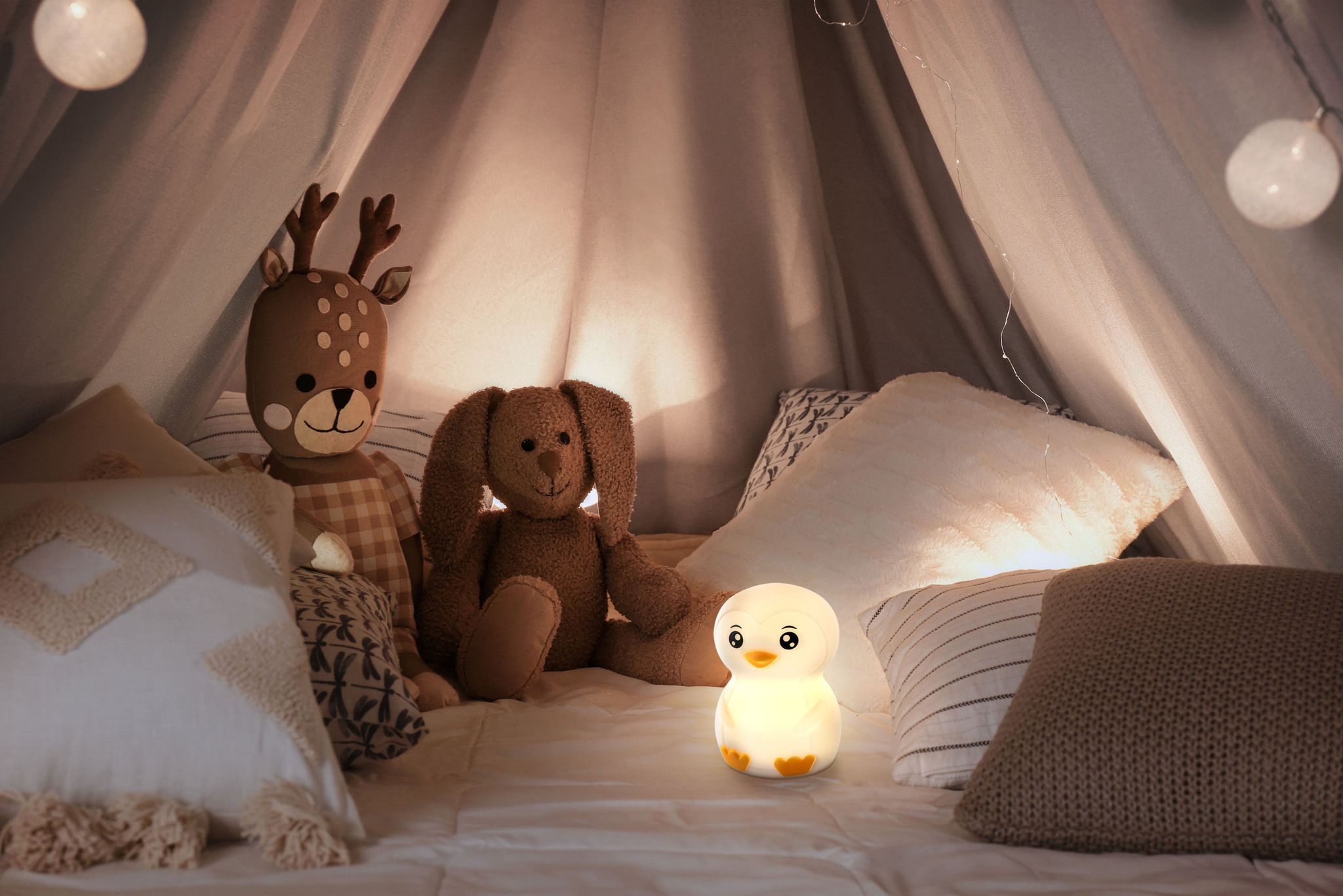 Nachtlicht Pinguin - 0.2W, IP20, USB-Ladung
