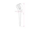 Playlight 24V Spot Duopack Small - 24V DC, 2x3W, 2x220lm, 3000K, IP65, anthrazit, inkl. Spike