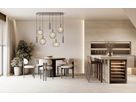 8er Pendelleuchte  TARELLIO  L: 122cm beige - IP20, E27, Beige