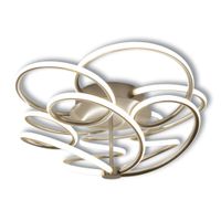LED Deckenleuchte Rizado : 57cm satin-nickel - LED, 49.48W, IP20