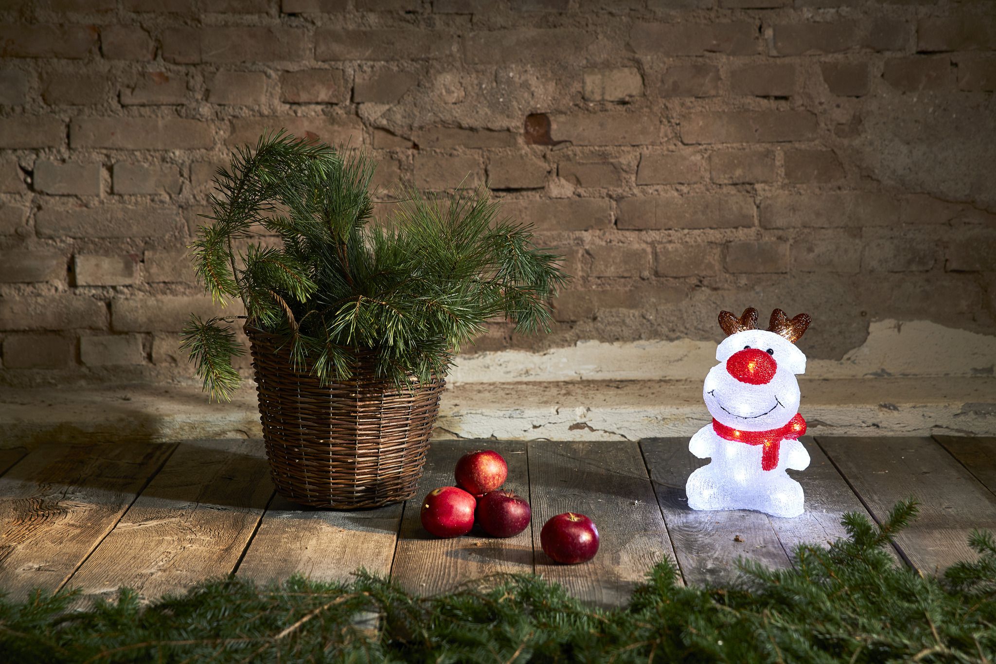 Figur Crystalo - IP44, Kaltweiss, 30 LED