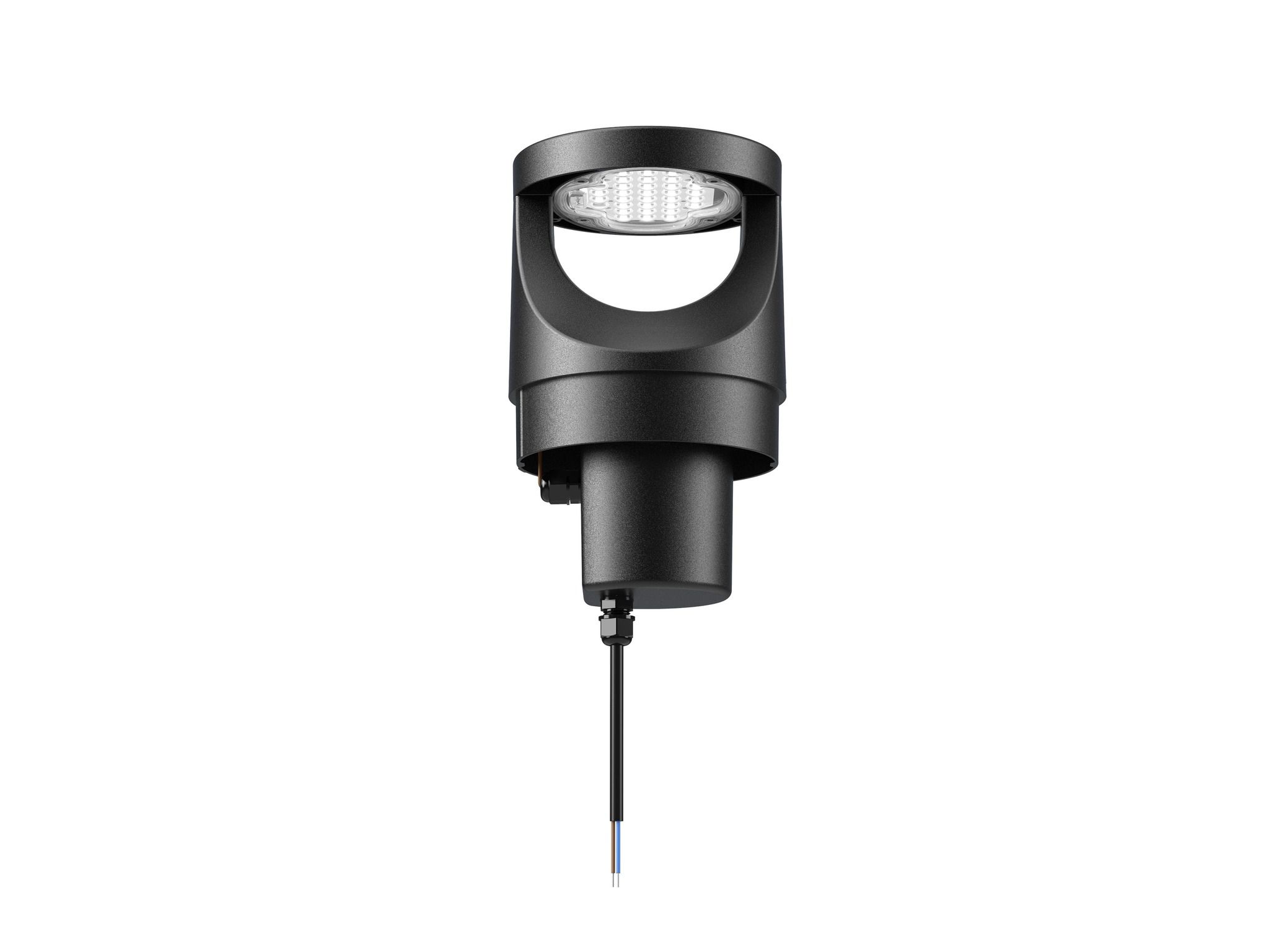 LED Pollerleuchte AURORA (900mm) - 14W, 1090lm, 3000K, IP66, CRI 80, 140°, schwarz, nicht dimmbar, D=165mm, H=900mm