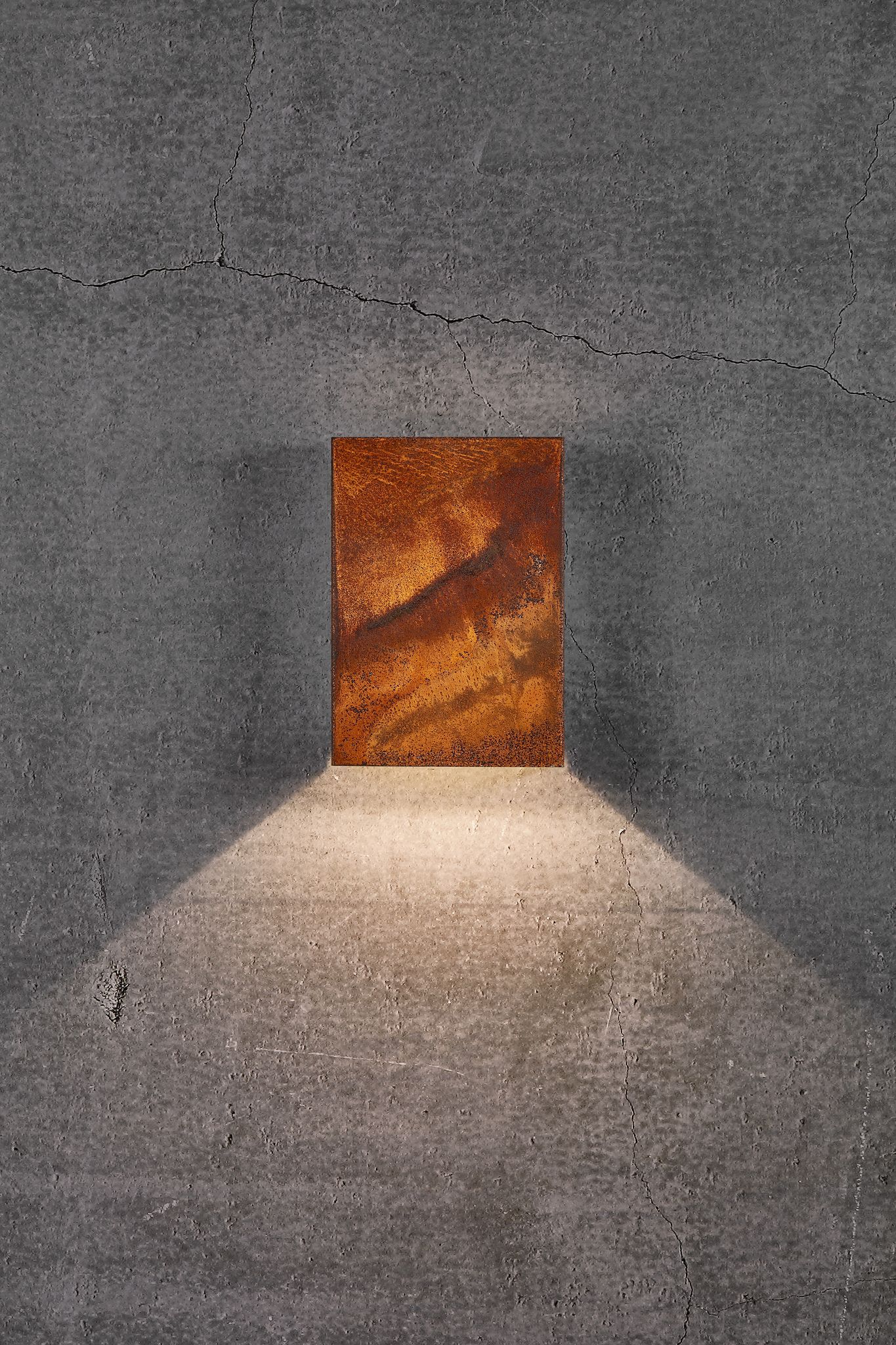 Fold 15, Wandleuchte, Corten - LED Modul, 10W LED, IP54