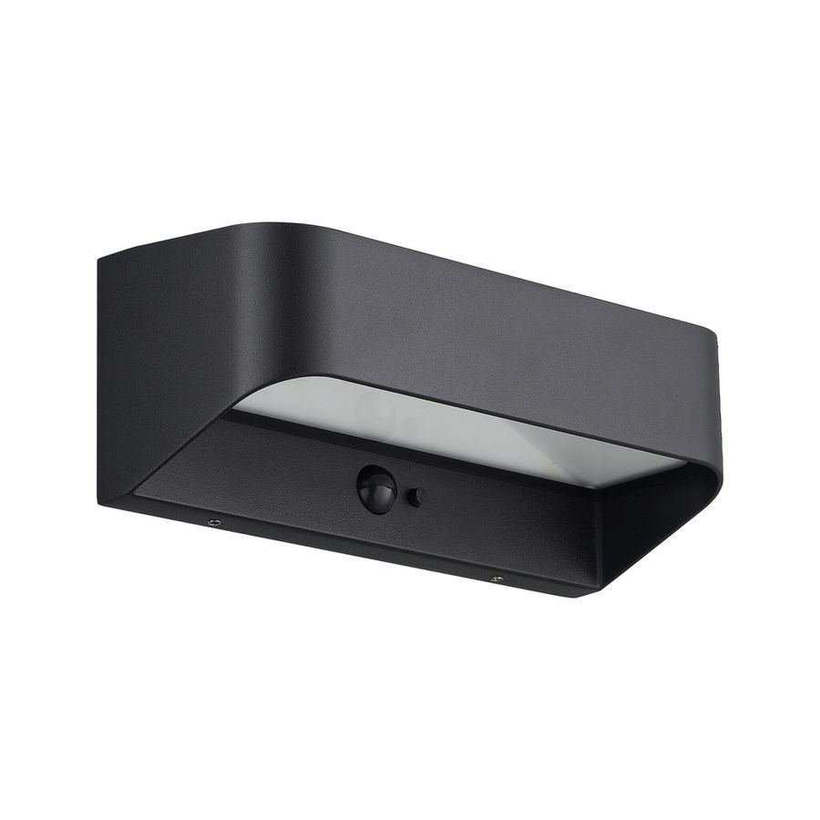 Wandleuchte Marcellio Solar  Schwarz - 5W, LED-Modul, IP54