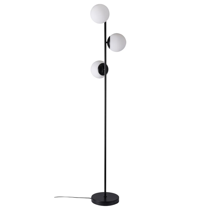 Lilly, Stehleuchte, Schwarz - E14, max. 3x15W, IP20