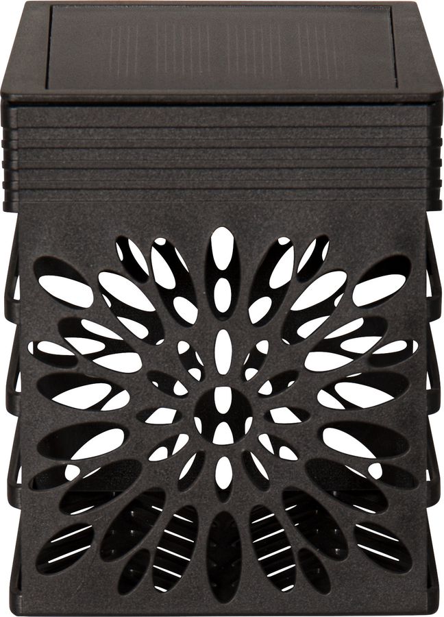 Solar Wandlanterne Izola - IP44, Warmweiss, Schwarz