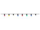 Illuminazione a LED Party-Deco, 6m - IP44, Multicolor, 8 Led's, 600cm