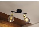2er Spot Deckenleuchte LINDITA exkl. Leuchtmittel - E14, IP20, 230V