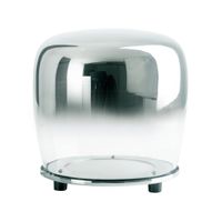 LED Tischleuchte Smoky d:18cm - LED fest verbaut, 3000K, warmweiss