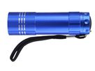 GIGANTBLUE LED Taschenlampe, blau, 93x28mm, 9 LED's, exkl. 3xAAA Batterien