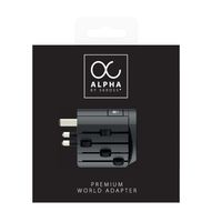 Alpha - Out: CH, Schuko, IT, UK, BRA, USA, AUS/China, In: CH, Schuko, IT, UK, BRA, USA/Japan, AUS/China
