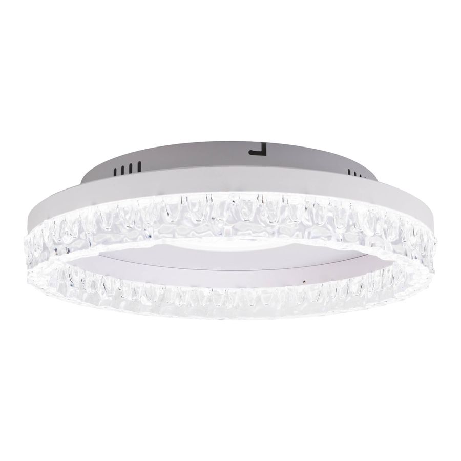 LED-CCT Deckenleuchte  GLACIRA  : 40cm weiß - IP20, LED-Modul, Weiss