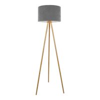 Stehleuchte  ARDITA  H: 152cm grau - IP20, E27, Grau