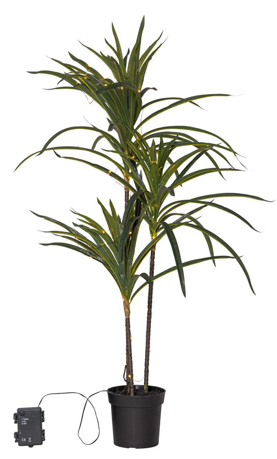 Decorativer Baum Bali - Indoor, Warmweiss, Grün