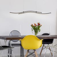 LED-Pendelleuchte Onda l: 96cm - LED fest verbaut, 3000K, warmweiss