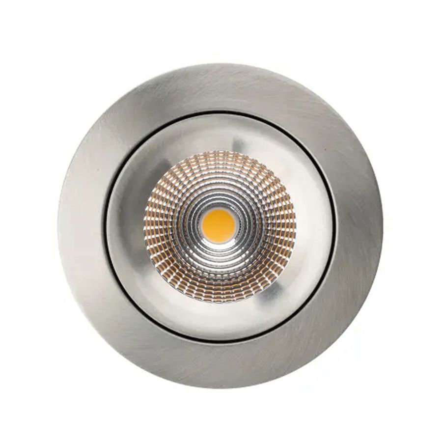 LED Einbauspot-Set ONE 360 (2700K) - 8W, 625lm, 2700K, IP44, CRI 90, 36°, alu. geb., dimmbar , D=90mm, H=45.4mm, BL=68mm