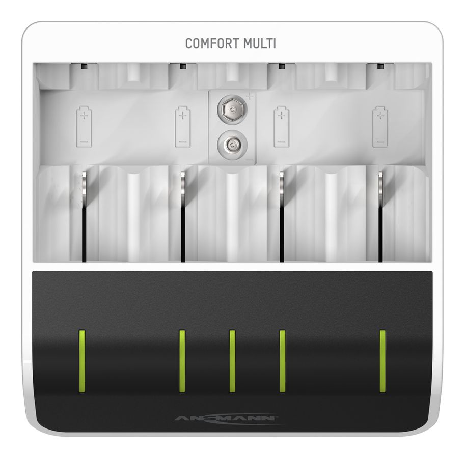 Comfort Multi - AAA, AA, C, D und 9V E-Block Akkus