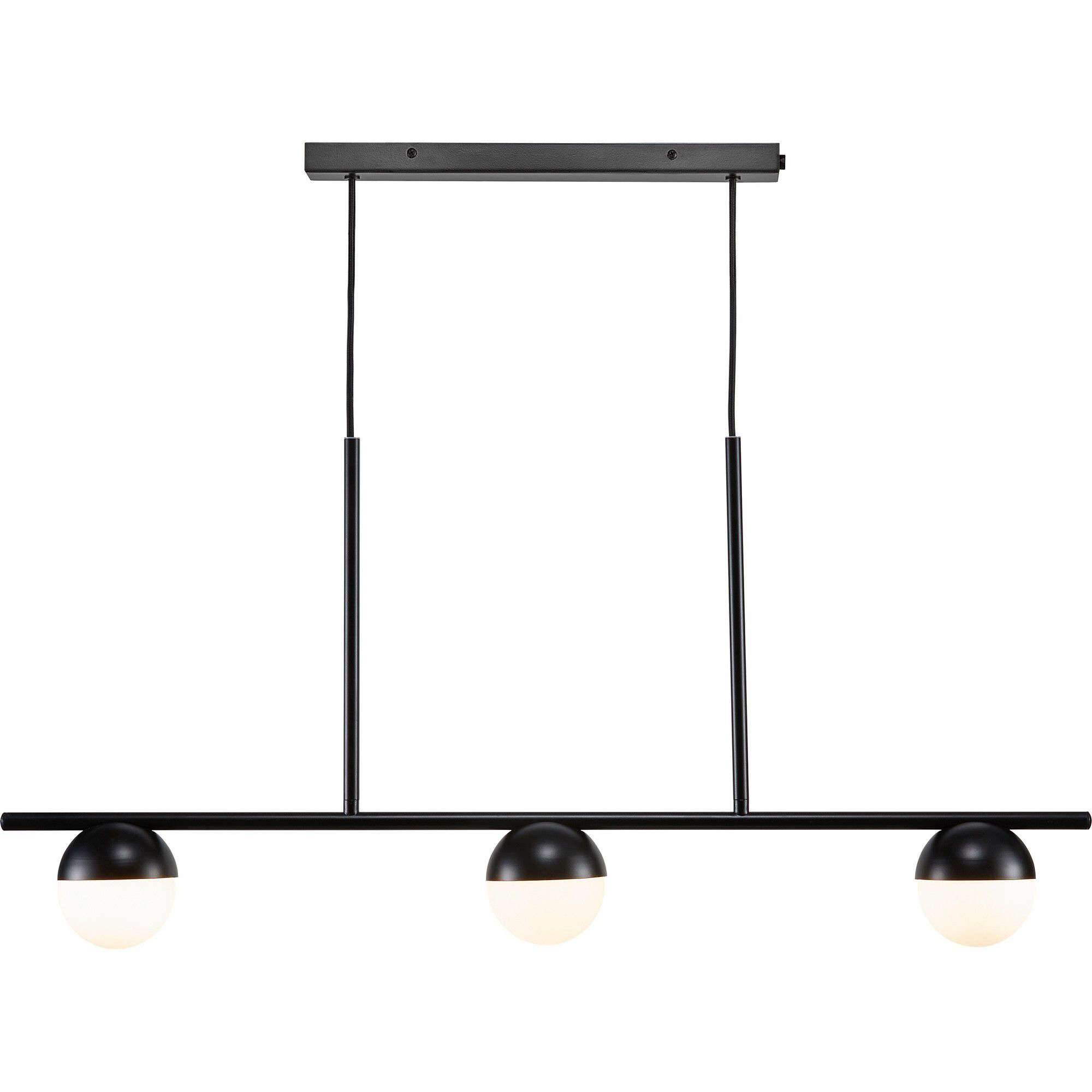 Contina, 3-Pendelleuchte, Schwarz - G9, max. 5W, IP20