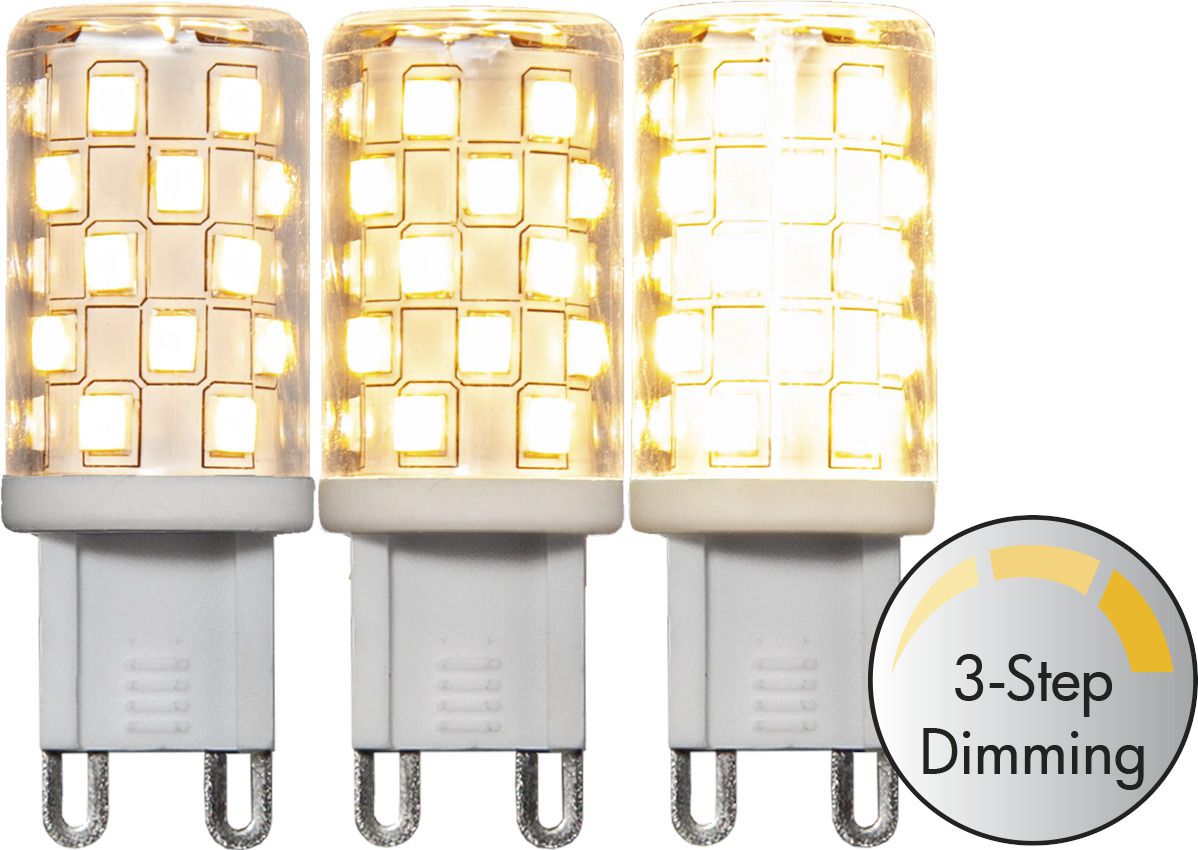 LED Leuchtmittel  G9 Halo-LED 3-step - G9, 500Lm, 2700K, 230V
