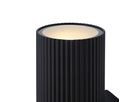 Wandleuchte Kyklop Ripple Maxi  Schwarz - 15W, E27, IP54