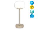 LED Akku- Tischleuchte PINA beige - LED-Modul, 6W, IP20