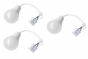 Set Provisorische Baustellenleuchte mit Schnellanschlussklemme 3er Set - Set Provisorische Baustellenleuchte mit Schnellanschlussklemme