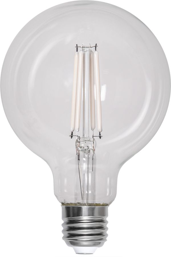 LED Leuchtmittel E27 G95 Klar Filament - E27, 806Lm, 2700K, 7W, 230V