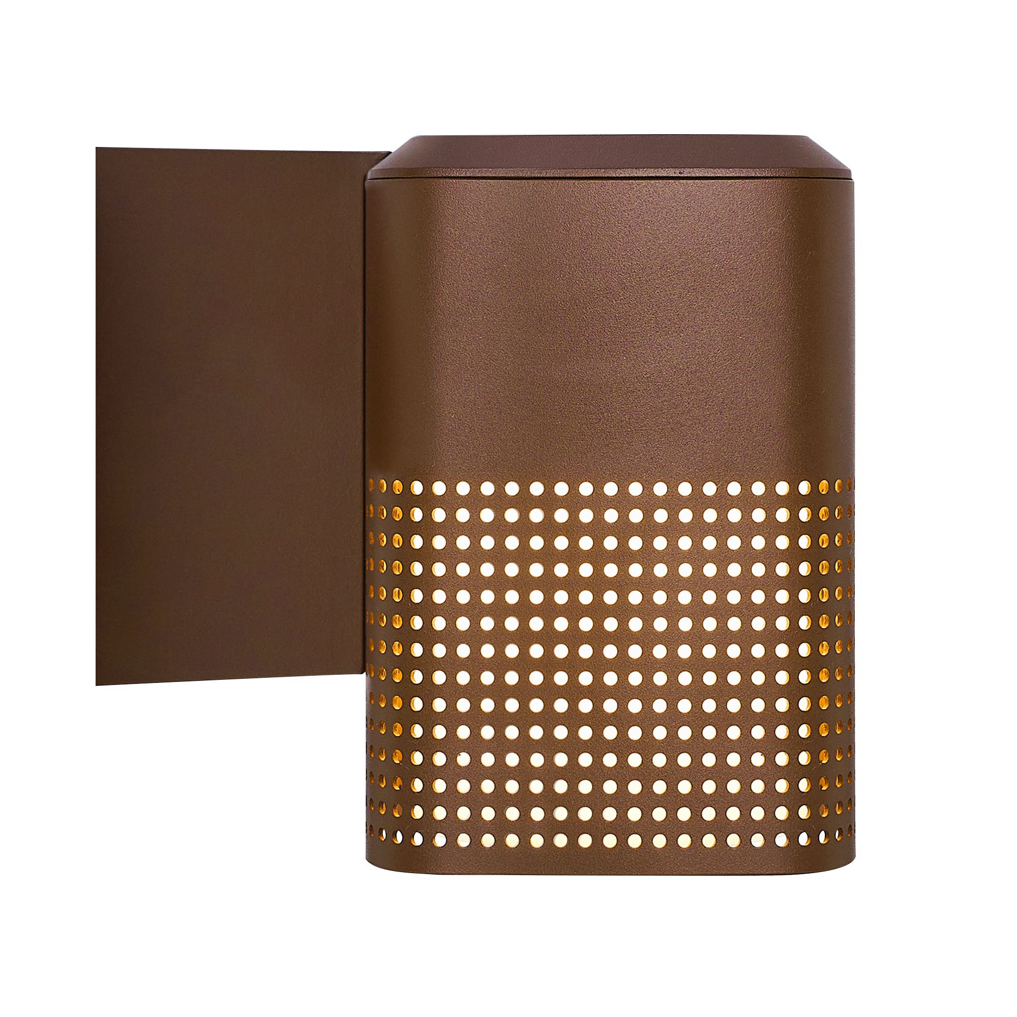 Wandleuchte Sidara  Seasidemetallischbraun - 15W, E27, IP54