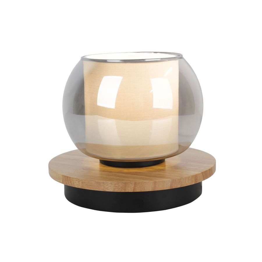 Tischleuchte TEXAS smokey - E27, IP20, 230V