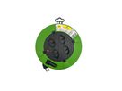 Kabelbox 7m - 7m Kabel, 4xT13, grün/schwarz