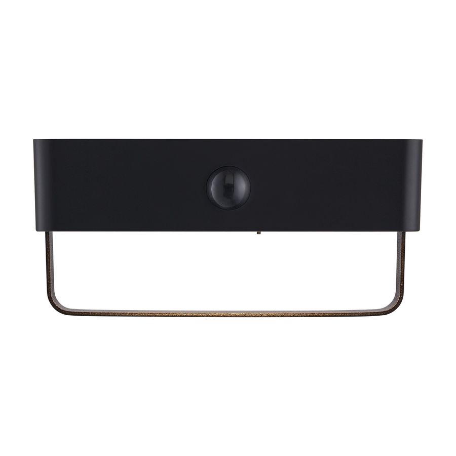 Solar-Wandleuchte Saulio  Schwarz - LED Modul, 4.5W, IP44