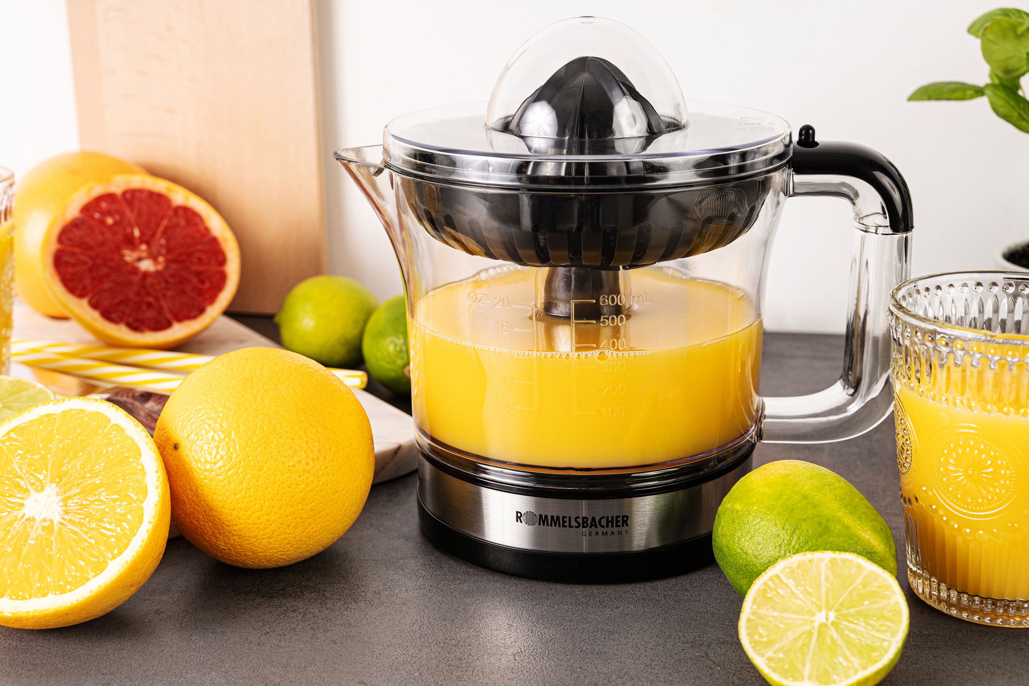 ZITRUSPRESSE ZP 50 - Zitruspresse, Edelstahl/schwarz, 30W