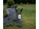 LED Memorial Kerze Flamme Deco - Indoor, Outdoor, Schwarz, 48.00 cm Höhe, Timerfunktion
