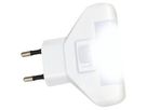 LED Nachtlicht T11, weiss, 1W, kaltweiss, ON/OFF Schalter, VPE48 - LED Nachtlicht T11, weiss, 1W, kaltweiss, ON/OFF Schalter, VPE48