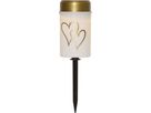 Solar Kerze Hearty - IP44, Warmweiss, 1 LED
